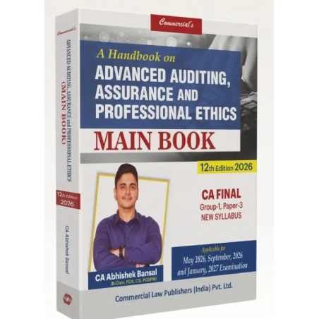 CA Final Audit Main Book By CA Abhishek Bansal May 26 Exam
