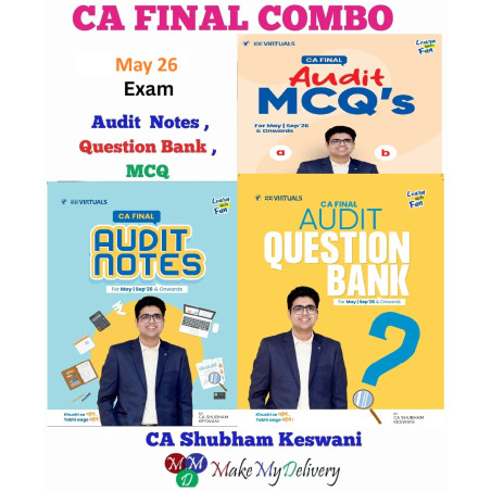 CA Final Audit Notes And Question Book With MCQ CA Shubham keswani May ...